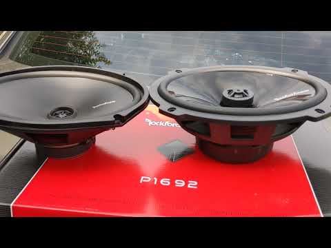 Once again it's on with a pair of Rockford Fosgate p1692s
