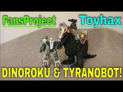 FansProject Dinoroku (3P Goryu/Icepick) w/ Toyhax & Tyranobot Shell - GotBot True Review NUMBER 886