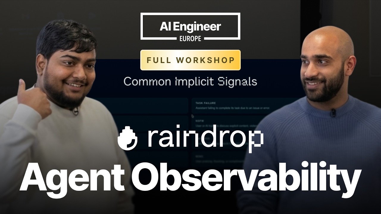 Raindrop: Mastering Agent Observability - AI Engineer