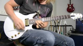 Video thumbnail for Aristides 020 - White Gold - DISTORTION demo - Electric Guitar by Aristides Guitars