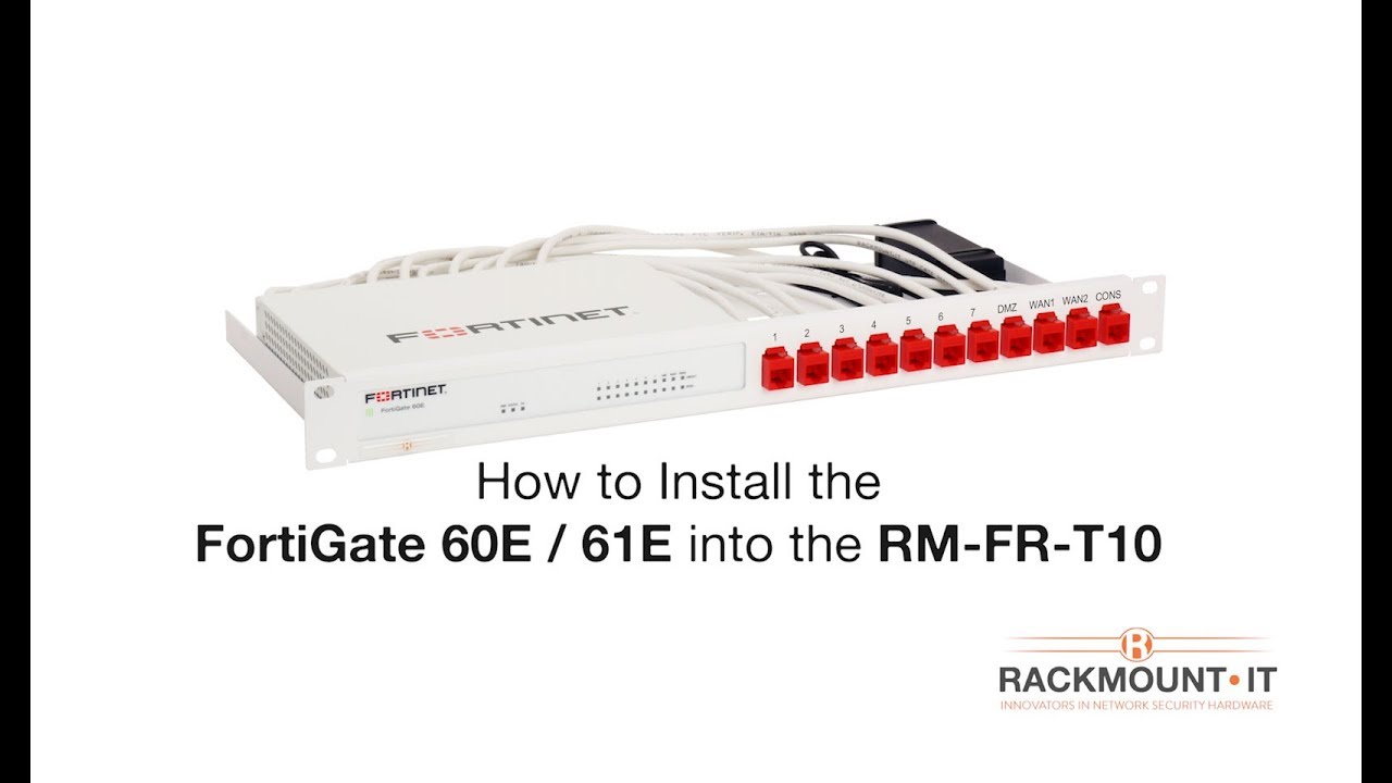 Rackmount IT Kits de montage en rack RM-FR-T10 pour FortiGate séries 60 / 70