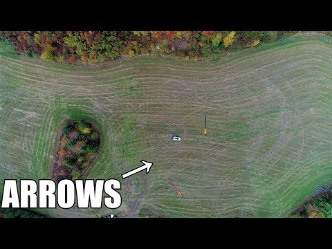 Dropping Cross Bow Bolts From 150 Meters / 500 Feet!