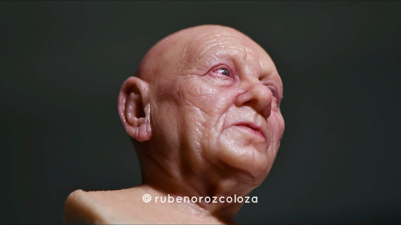  hyper realistic portrait sculpture by ruben orozco loza