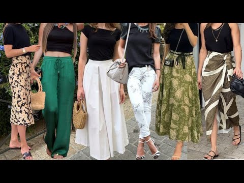 BLUSAS y TOPS de COLOR NEGRO para hacer ELEGANTES y SENCILLOS LOOKS y OUTFITS PARA LUCIR a DIARIO