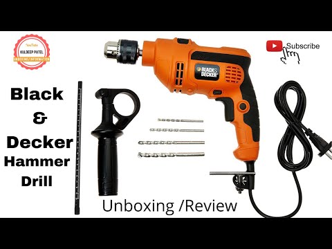 Black & Decker KR554RE 550-Watt 13 mm Reversible Hammer Drill Machine REVIEW & Testing 2021