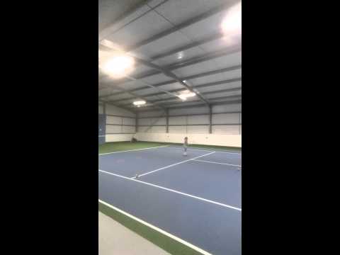 6 year old tennis diabetic with Omnipod Amalia