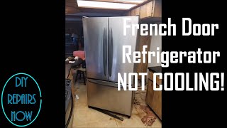 DIY Kenmore, Whirlpool French Door Refrigerator Not Cooling Repair 596.76523500 and MSD2650HEQ