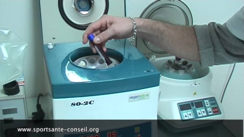 Injection de Plasma Riche en Plaquettes ou PRP