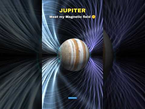 Earth's Magnetic Field vs Jupiter's Magnetic Field 🤫🗿
