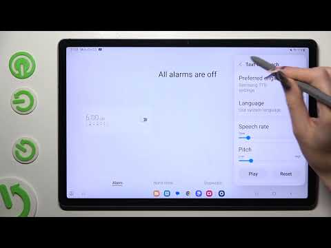 How to Adjust Alarm Clock Options in Samsung Galaxy Tab S9 FE+ - Customize Alarm Clock