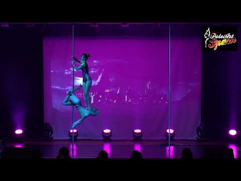 ALEKSANDRA ZUCHOWSKA & NATALIA FASTYN -PoleArt Spain 2017- 2nd PLACE Doubles SemiPro