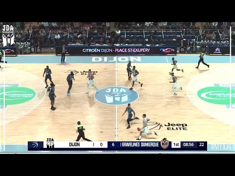 Axel Julien Points in Dijon vs. Gravelines-Dunkerque