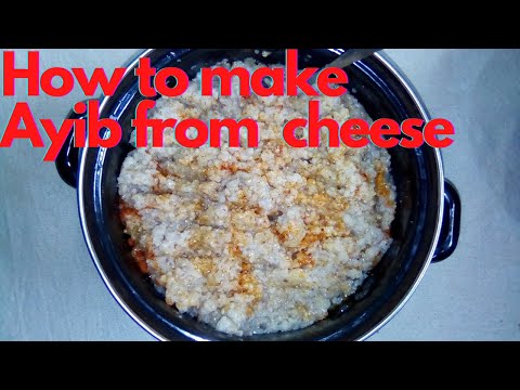 Ethiopian food: Gurage cultural food Ayib (How to make Ayib from local cheese)