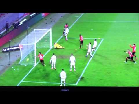 But Fallou Diagne Stade Rennais-OL (1-2)