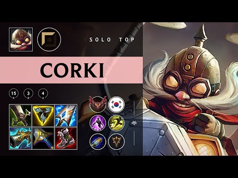 Corki Top vs Warwick - KR Grandmaster Patch 25.24