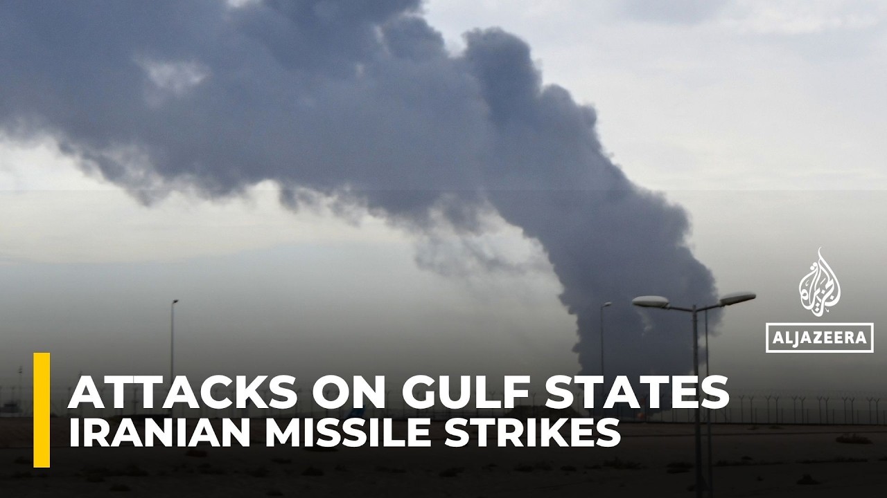 Iran strikes gulf nations | kuwait troops injured qatar intercepts drone saudi missile stopped