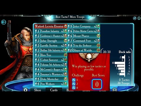 Challenge Deck 4: Best Tactic? More Troops