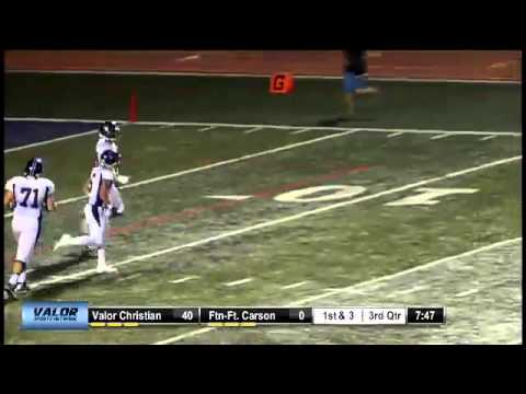 Valor Christian RB Christian McCaffrey 80 yd TD run vs. Fountain-Fort Carson