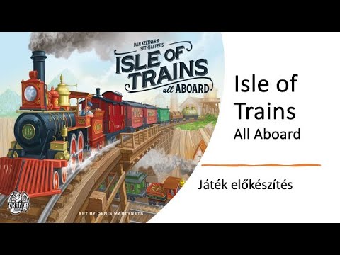 Isle of Trains: All Aboard - Játék előkészítés - Robert SoloPlay