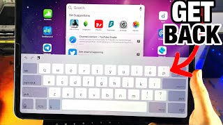 How To FIX Floating/Split/Small Keyboard on iPad Pro [EASY]