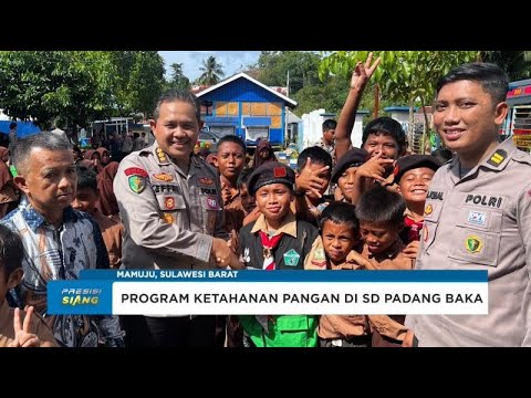 BIDDOKES POLDA SULBAR PANEN PERDANA PROGRAM KETAHANAN PANGAN DI SD PADANG BAKA