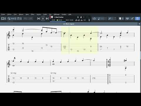 Tab guitar pro - Black Lagoon - El sol se recuesta