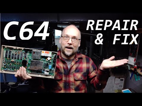 Troubleshooting a "black screen" C64