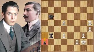 Rubinstein and Capablanca || The First Game They Ever Played || San Sebastian (1911)