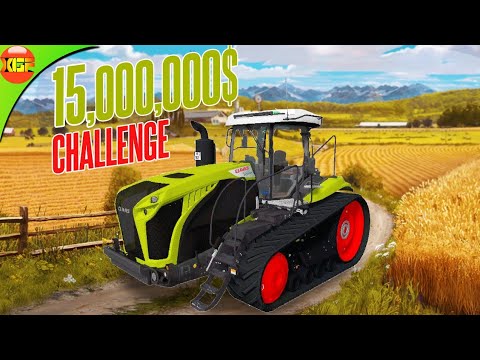 15 Million Dollars Challenge With Claas Vehicles Only! Part #2 - Farming Simulator 20