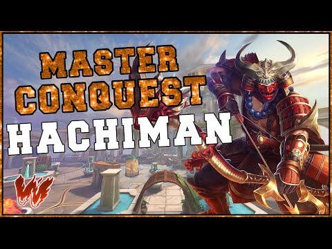 Hachiman, Con los caballitos ft. Draco - Warchi - Smite Master Conquest S7