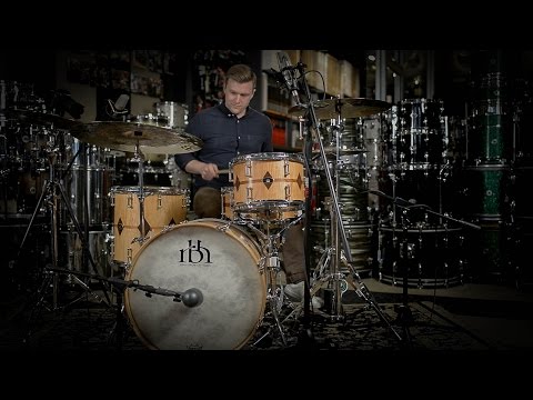 RBH Custom 12/14/20 3pc Curly Maple Drum Kit | Chicago Drum Exchange Demo | Mike Hussa