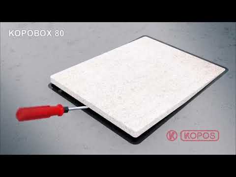 Video Doza universala cu capac rabatabil si tub izolator pentru izolatie termica