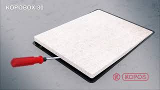 Miniatură video Doza universala cu capac rabatabil si tub izolator pentru izolatie termica