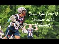 Gavin Kim (2025 Midfield/Attack) Spring/Summer 2022 Lacrosse Highlights