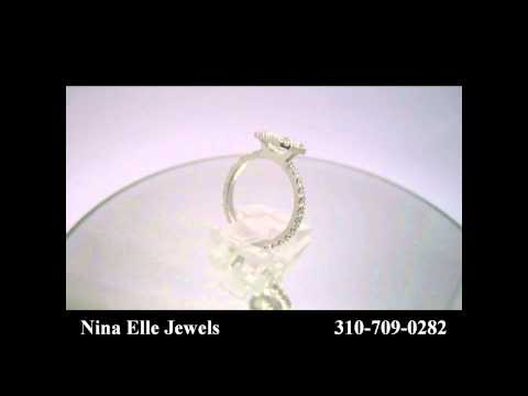 Asscher Cut Diamond Engagement Ring Nina Elle Jewels A26