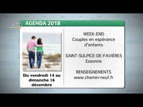 Agenda du 10 décembre 2018