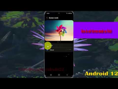 How to set Screen mode as Vivid in Samsung Galaxy S21 Plus