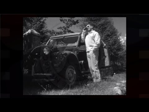 "Monaco en Films" : La montagne en 2CV. Années 1950. 16mm, nb. Collection Soriano.