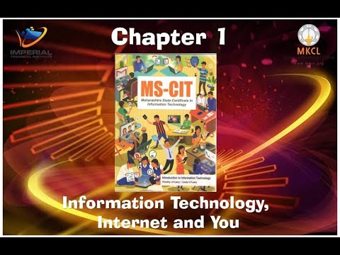 MSCIT Chapter 1,  Information Technology, Internet and You