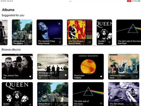 ML music albums recommendation with CreateML on iOS 15