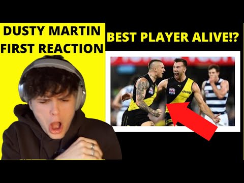 AMERICANS FIRST TIME Reaction to DUSTIN "DUSTY" MARTIN - 🔥Is he the BEST PLAYER ALIVE??🔥