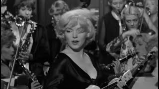 "Some Like It Hot" - 1959 I Train rehearsal I Running Wild - Sings Marilyn Monroe
