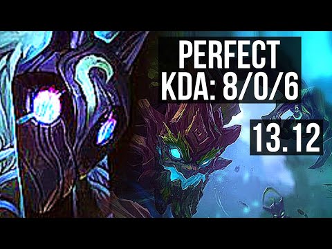 KINDRED vs MAOKAI (JNG) | 8/0/6, 70% winrate, Legendary | KR Master | 13.12