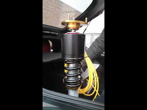 AIRMotion USA air cup + M7 Japan GTR Coilovers Test video