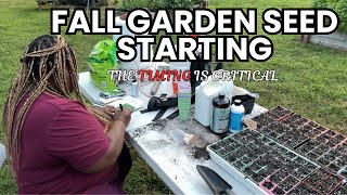 Planning Your Fall Garden & Why Timing is Key| Fall Seed Starting #2