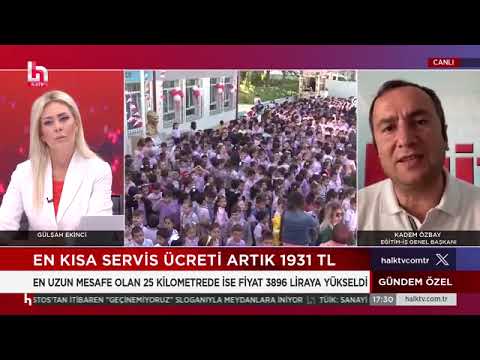 Genel Başkanımız Kadem Özbay, Halk Tv`de Gündem Özel programının canlı yayın konuğu oldu ve eğitimin sorunları ile ilgili açıklamalarda bulundu. | EĞİTİM İŞ