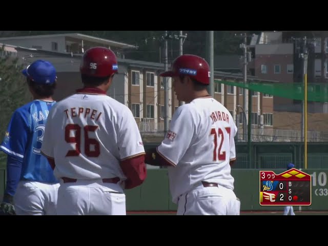 【ファーム】イーグルス・山田のタイムリーヒットで追加点!! 2019/4/4 E-DB(ファーム)