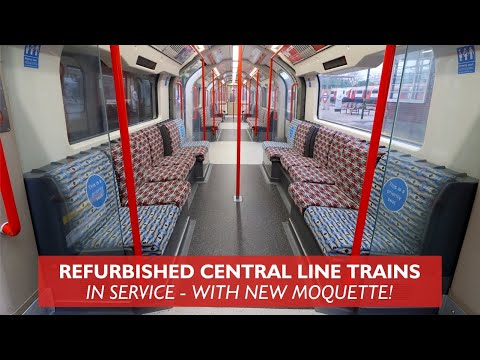 The New Refurbished Central Line Trains
