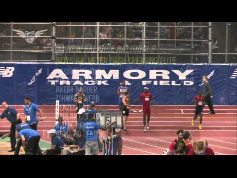 Boys 60m EE Heat 1 - New Balance Nationals Indoor 2013