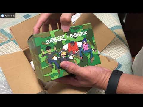 The Gorillaz Geep GA-2000 x G-Shock Watch Unboxing